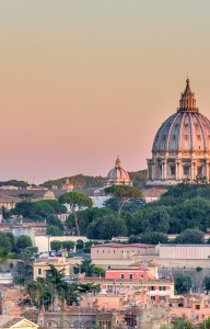 Visiting the Vatican in Rome, Italy